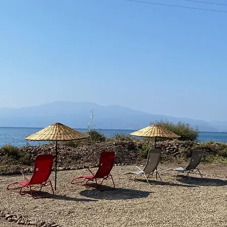 فندق Beach House For 12, With Magnificent View Of Lesvos *